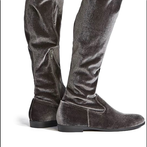 Faux-suede woman’s boots size 10 - Picture 5 of 8